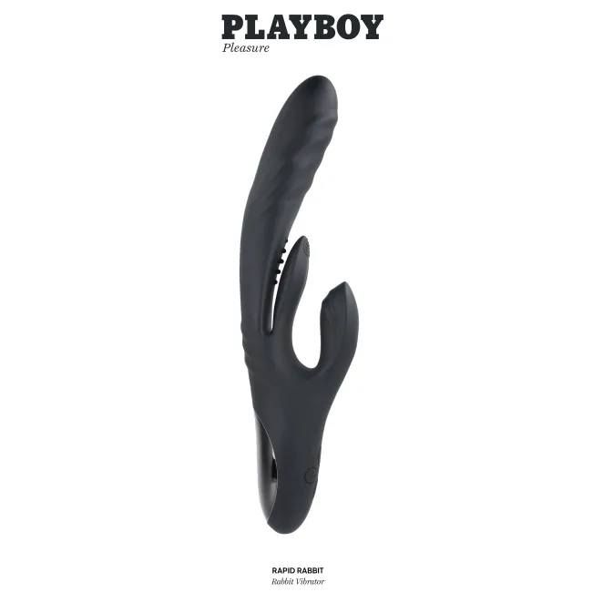 Playboy Rapid Rabbit Silicone Dual Stimulation Vibrator