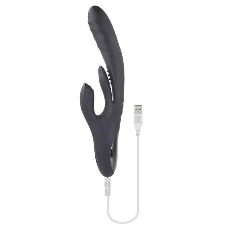 Playboy Rapid Rabbit Silicone Dual Stimulation Vibrator Playboy Rapid Rabbit Silicone Dual Stimulation Vibrator
