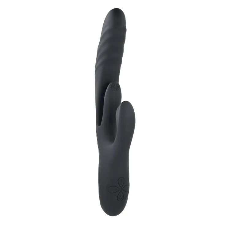 Playboy Rapid Rabbit Silicone Dual Stimulation Vibrator Playboy Rapid Rabbit Silicone Dual Stimulation Vibrator
