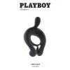 Playboy Triple Play Remote-Controlled Vibrating Cock Ring with Clit Stimulator Playboy Triple Play Remote-Controlled Vibrating Cock Ring with Clit Stimulator