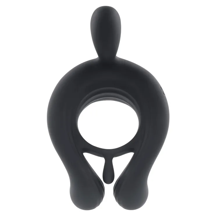 Playboy Triple Play Remote-Controlled Vibrating Cock Ring with Clit Stimulator Playboy Triple Play Remote-Controlled Vibrating Cock Ring with Clit Stimulator