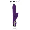 Playboy Hop To It Thrusting Silicone Dual Stimulation Vibrator Playboy Hop To It Thrusting Silicone Dual Stimulation Vibrator