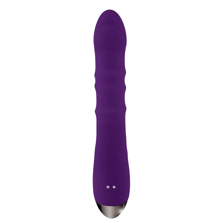Playboy Hop To It Thrusting Silicone Dual Stimulation Vibrator Playboy Hop To It Thrusting Silicone Dual Stimulation Vibrator