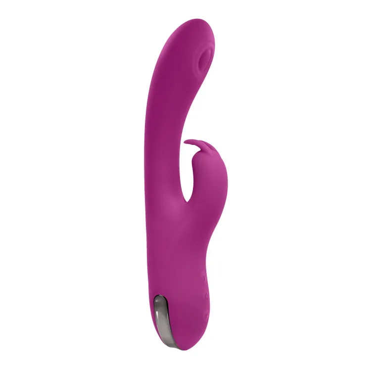 Playboy Thumper Tapping Silicone Dual Stimulation Vibrator Playboy Thumper Tapping Silicone Dual Stimulation Vibrator