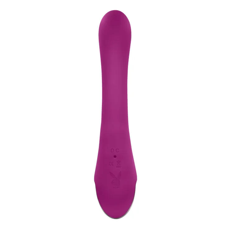 Playboy Thumper Tapping Silicone Dual Stimulation Vibrator Playboy Thumper Tapping Silicone Dual Stimulation Vibrator
