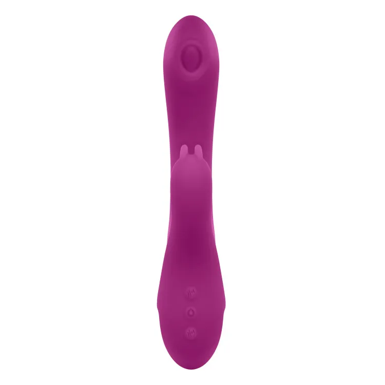 Playboy Thumper Tapping Silicone Dual Stimulation Vibrator Playboy Thumper Tapping Silicone Dual Stimulation Vibrator