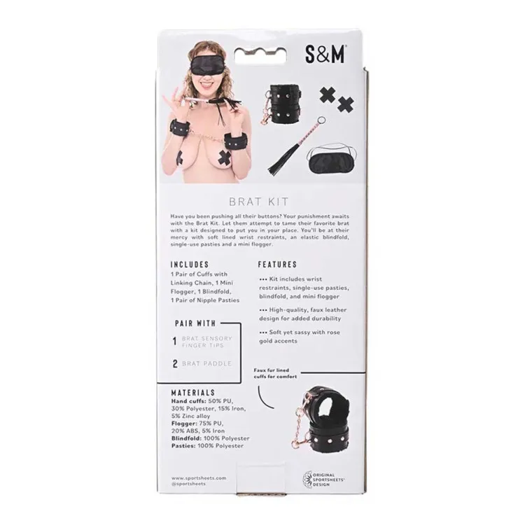 Brat 4-Piece Bondage Kit Brat 4-Piece Bondage Kit
