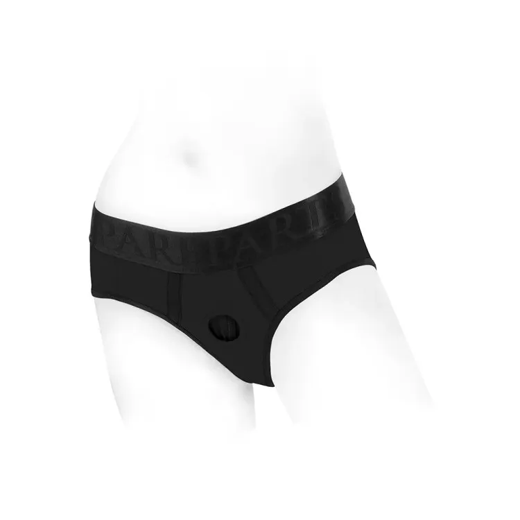 SpareParts Tomboi Nylon Briefs Harness Black SpareParts Tomboi Nylon Briefs Harness Black