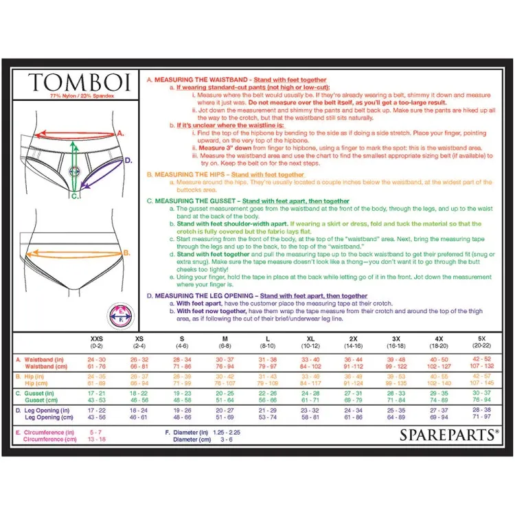 SpareParts Tomboi Nylon Briefs Harness Black SpareParts Tomboi Nylon Briefs Harness Black