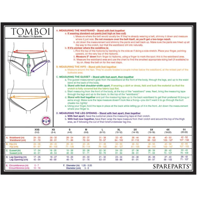 SpareParts Tomboi Rayon Briefs Harness Black SpareParts Tomboi Rayon Briefs Harness Black