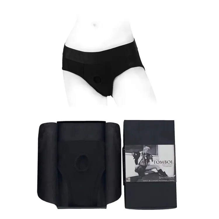 SpareParts Tomboi Rayon Briefs Harness Black SpareParts Tomboi Rayon Briefs Harness Black