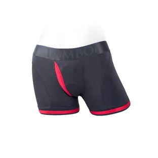 SpareParts Tomboii Nylon Boxer Briefs Harness Black/Red
