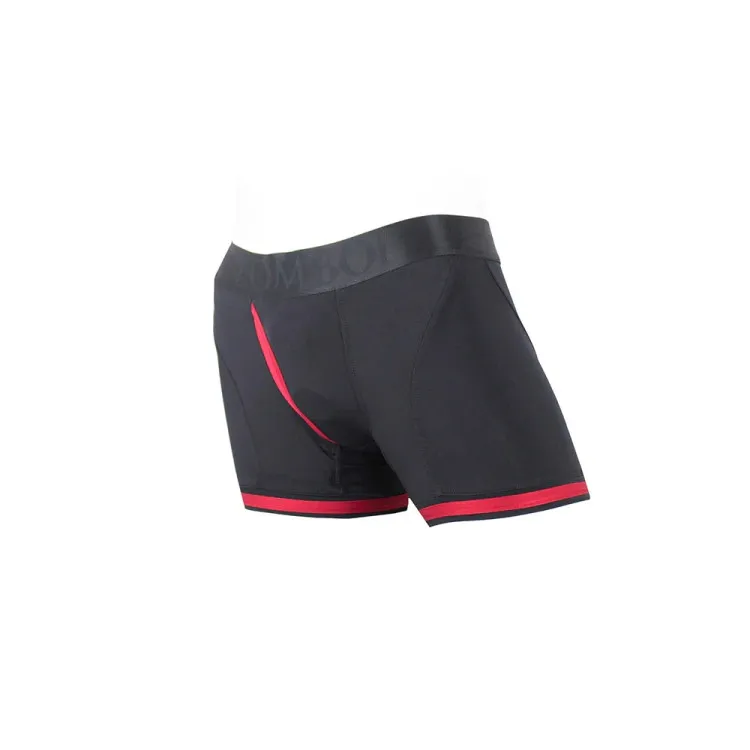 SpareParts Tomboii Nylon Boxer Briefs Harness Black/Red SpareParts Tomboii Nylon Boxer Briefs Harness Black/Red