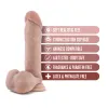 8 in. Dr. Skin Dr. William Realistic Dildo with Balls Beige 8 in. Dr. Skin Dr. William Realistic Dildo with Balls Beige