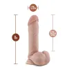 8 in. Dr. Skin Dr. William Realistic Dildo with Balls Beige 8 in. Dr. Skin Dr. William Realistic Dildo with Balls Beige