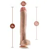 14 in. Dildo with Balls Beige 14 in. Dildo with Balls Beige