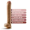 14 in. Realistic Dildo with Balls Tan 14 in. Realistic Dildo with Balls Tan
