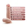 7.25 in. Realistic Dildo with Balls Beige 7.25 in. Realistic Dildo with Balls Beige