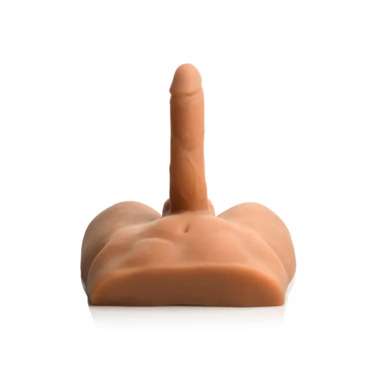 Jock Ass Masturbator with Posable 7 in. Dildo Jock Ass Masturbator with Posable 7 in. Dildo