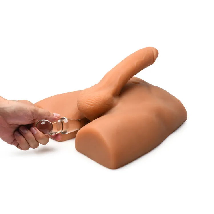 Jock Ass Masturbator with Posable 7 in. Dildo Jock Ass Masturbator with Posable 7 in. Dildo