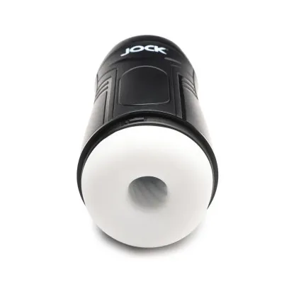 Jock 9X Sucking & Vibrating Masturbator White