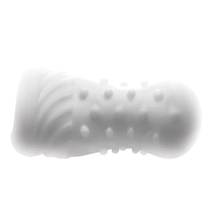 Jock 9X Sucking & Vibrating Masturbator White Jock 9X Sucking & Vibrating Masturbator White