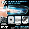 Jock 9X Sucking & Vibrating Masturbator White Jock 9X Sucking & Vibrating Masturbator White