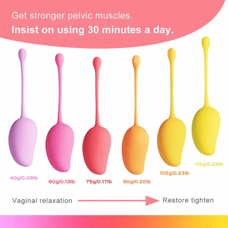 Mango Tropical Kegel Ball Set 6-Piece Mango Tropical Kegel Ball Set 6-Piece