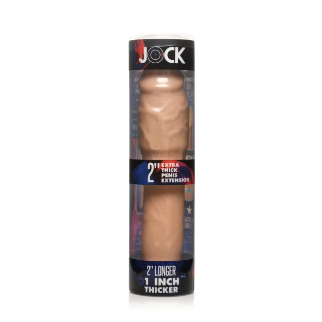 Jock Extra Thick Penis Extension Sleeve 2 in. Light