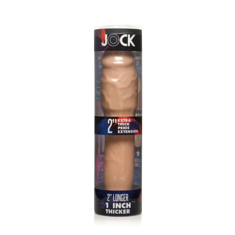 Jock Extra Thick Penis Extension Sleeve 2 in. Light Jock Extra Thick Penis Extension Sleeve 2 in. Light