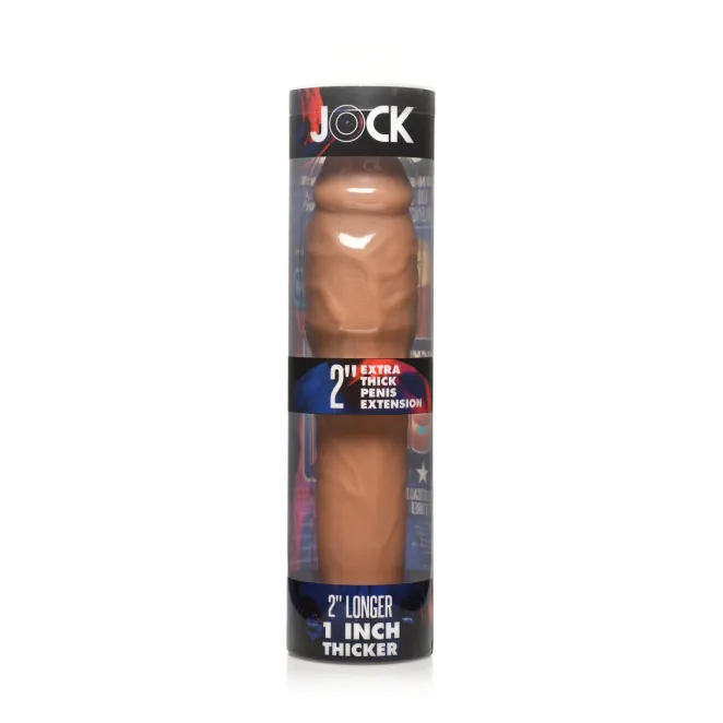 Jock Extra Thick Penis Extension Sleeve 2 in. Tan (87882) | SlipDix.com