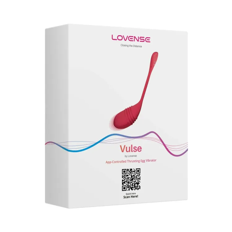 Lovense Vulse App-Controlled Thrusting & Vibrating Egg