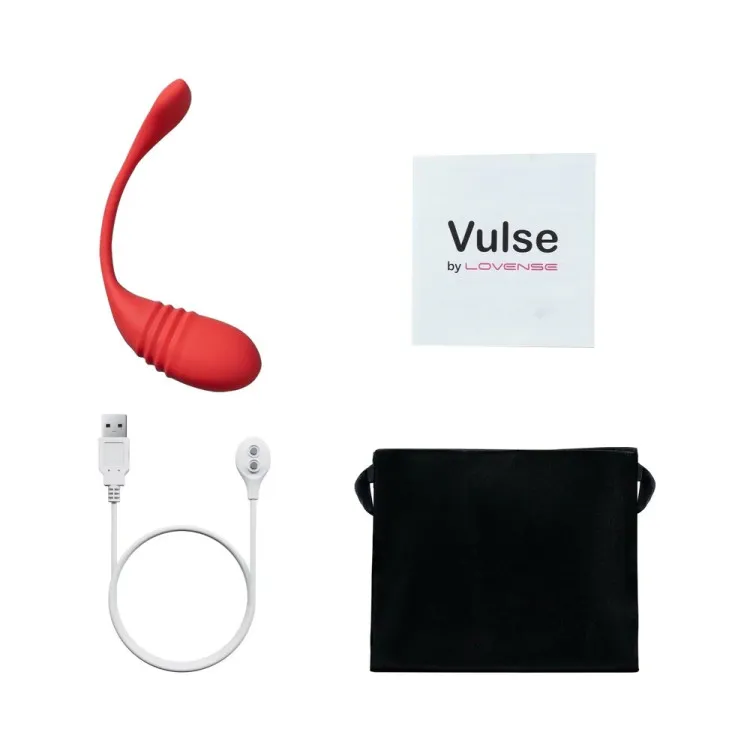 Lovense Vulse App-Controlled Thrusting & Vibrating Egg