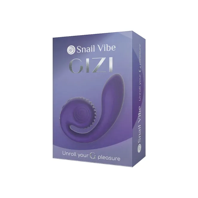 Snail Vibe Gizi Rechargeable Dual Stimulation Curve Vibrator
