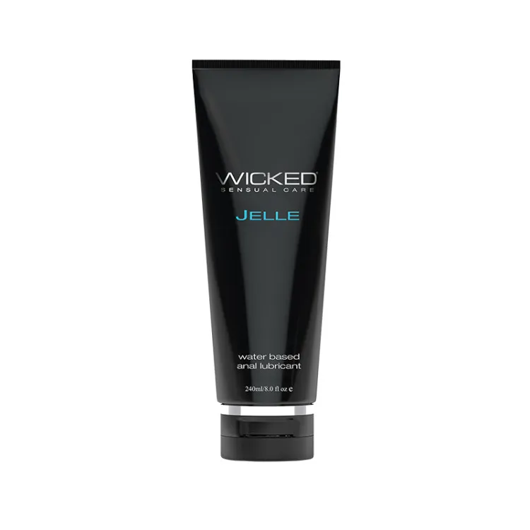 Wicked Jelle Water-Based Anal Lubricant 8 oz. Wicked Jelle Water-Based Anal Lubricant 8 oz.