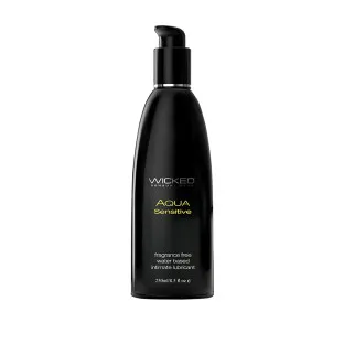 Wicked Aqua Sensitive Water-Based Lubricant 8 oz.