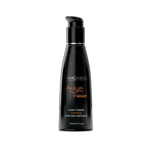Wicked Aqua Heat Water-Based Warming Sensation Lubricant 4 oz.