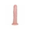 6 Inch RealRock Ultra Realistic Vibrating Curved Dildo Beige