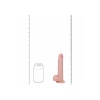 7 Inch RealRock Ultra Realistic Vibrating Dildo with Balls Beige