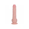 7 Inch RealRock Ultra Realistic Vibrating Dildo with Balls Beige