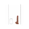 7 Inch RealRock Ultra Realistic Vibrating Dildo with Balls Tan
