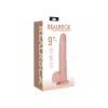 9 Inch RealRock Ultra Realistic Vibrating Dildo with Balls Beige