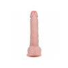 9 Inch RealRock Ultra Realistic Vibrating Dildo with Balls Beige