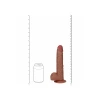 9 Inch RealRock Ultra Realistic Vibrating Dildo with Balls Tan