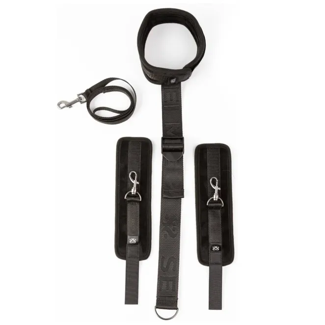 SEI MIO Neck Firmly in Check Adjustable Neck & Wrist Restraint Kit