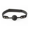 SEI MIO Strictly Come Quietly Soft Strap Silicone Ball Gag