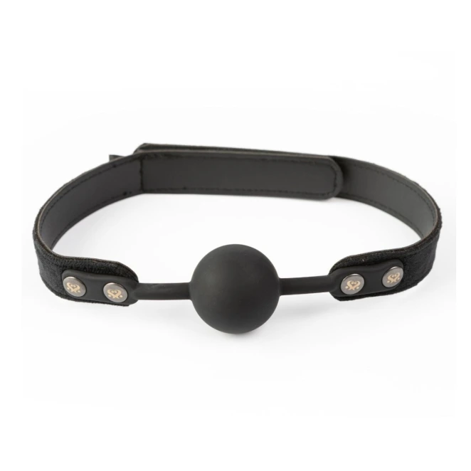 SEI MIO Strictly Come Quietly Soft Strap Silicone Ball Gag