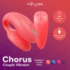 We-Vibe Chorus App and Remote Controlled Rechargeable Couple's Vibrator Coral