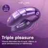 We-Vibe Chorus App and Remote Controlled Rechargeable Couple's Vibrator Purple