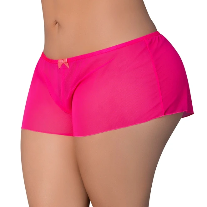 Magic Silk Pink Kink Flowy Boy Short Pink Glow
